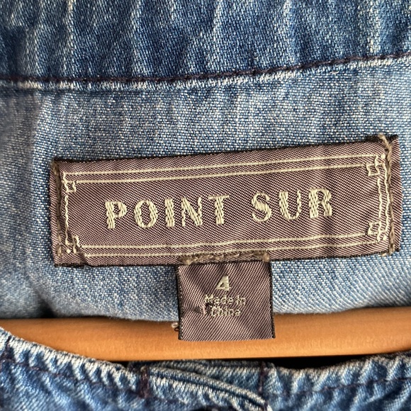 J.Crew Point Sur Patch Pocket Denim Coveralls size 4 - Picture 15 of 15